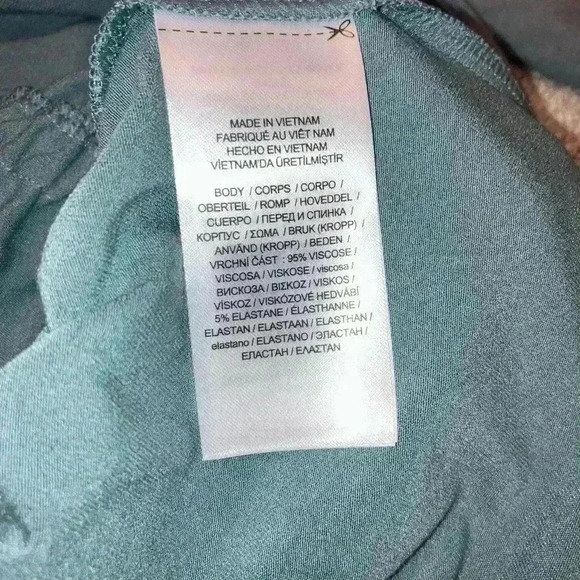 Lauren Ralph Lauren Women's Jersey Peplum Blouse Highland Sea NEW - Picture 10 of 12